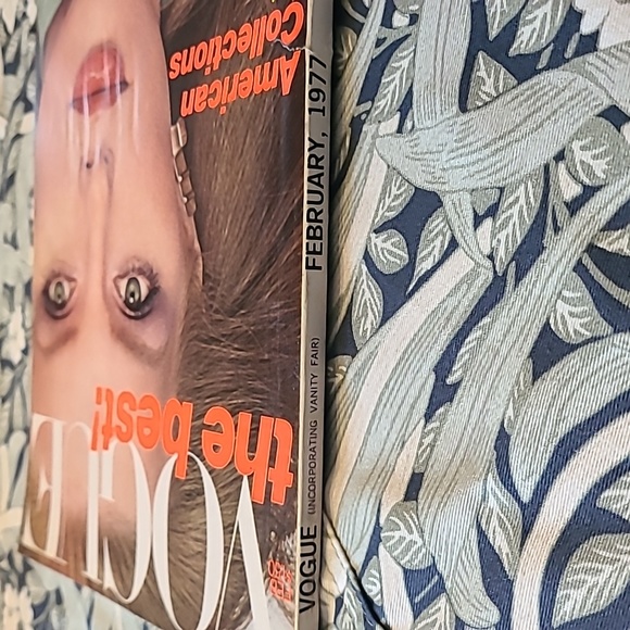 Vintage Vogue Magazine February 1977 - Picture 2 of 3